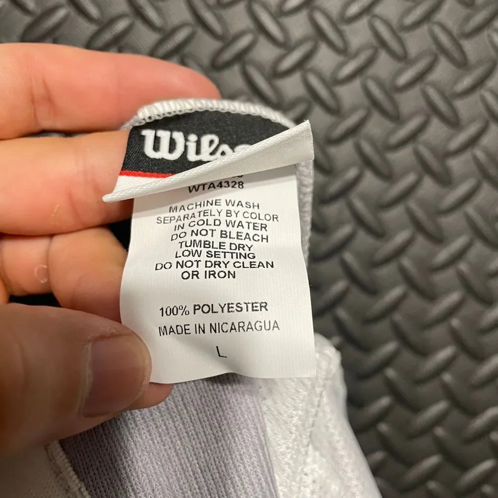 NWT Wilson Gray Baseball Classic Athletic Wear Elastic‎ Bottom Men's Size Large